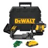Aku Linkový laser 3 x 360° 18V 2 0Ah Li Ion zelený DeWALT DCLE34031D1 MiHU Shop.cz