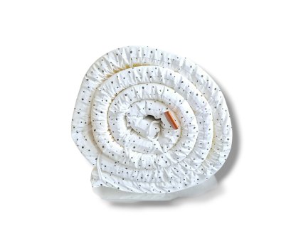 Mantinel na 3 strany postýlky puntíky