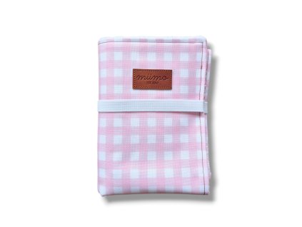 Přebalovací podložka růžové kostičky