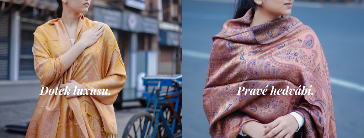 Hedvábné šály