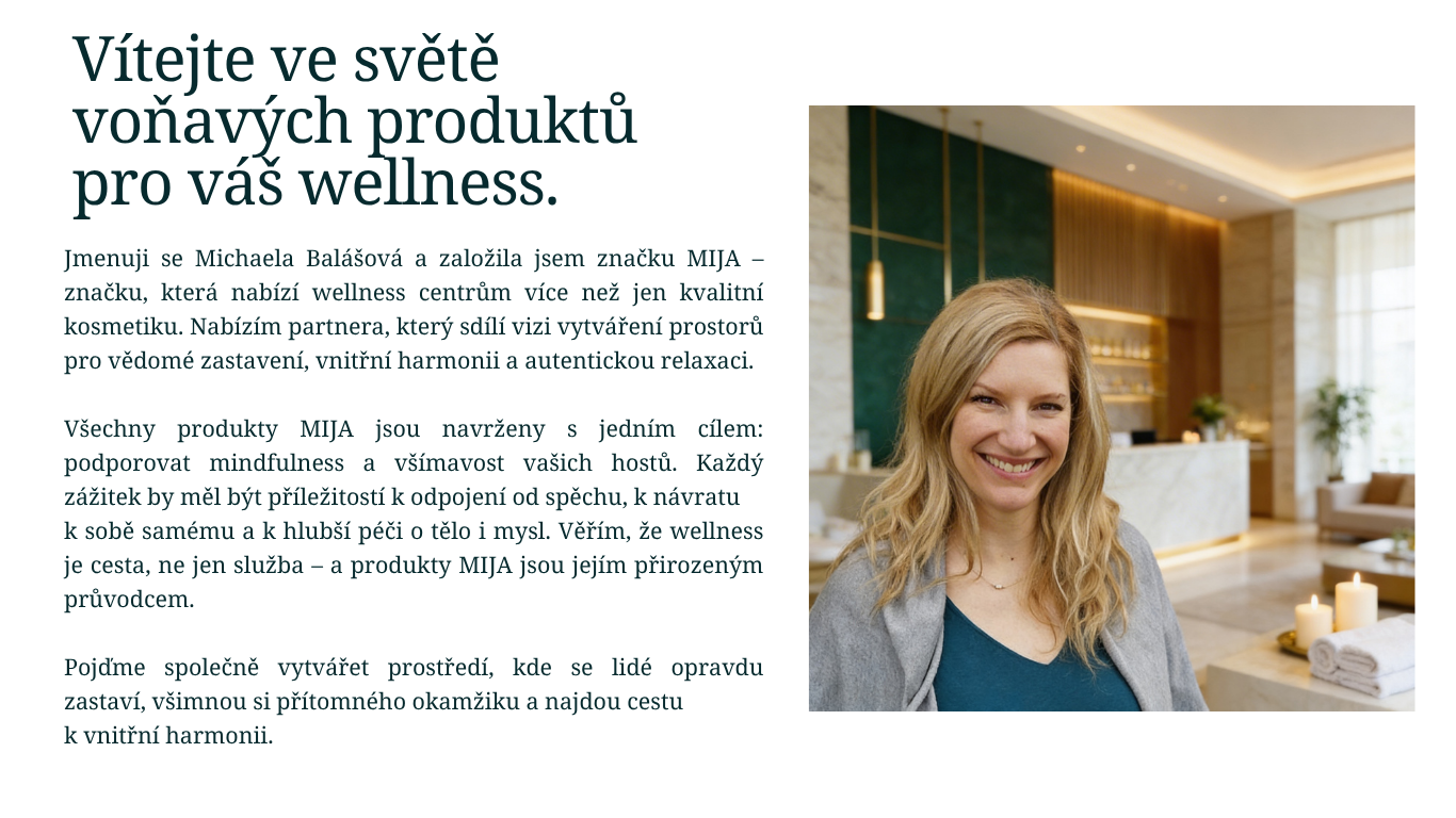 MIJA | Vítejte ve světě voňavých produktů pro váš wellness