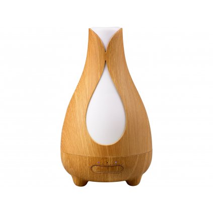 Aroma difuzér TULIP, osvěžovač a zvlhčovač vzduchu, světlé dřevo
