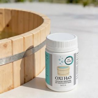 Oxidační přípravek do koupacích sudů OXI H2O udrží vaši vodu čistou až 3 týdny. Neobsahuje chlor ani detergenční přísady 👍...