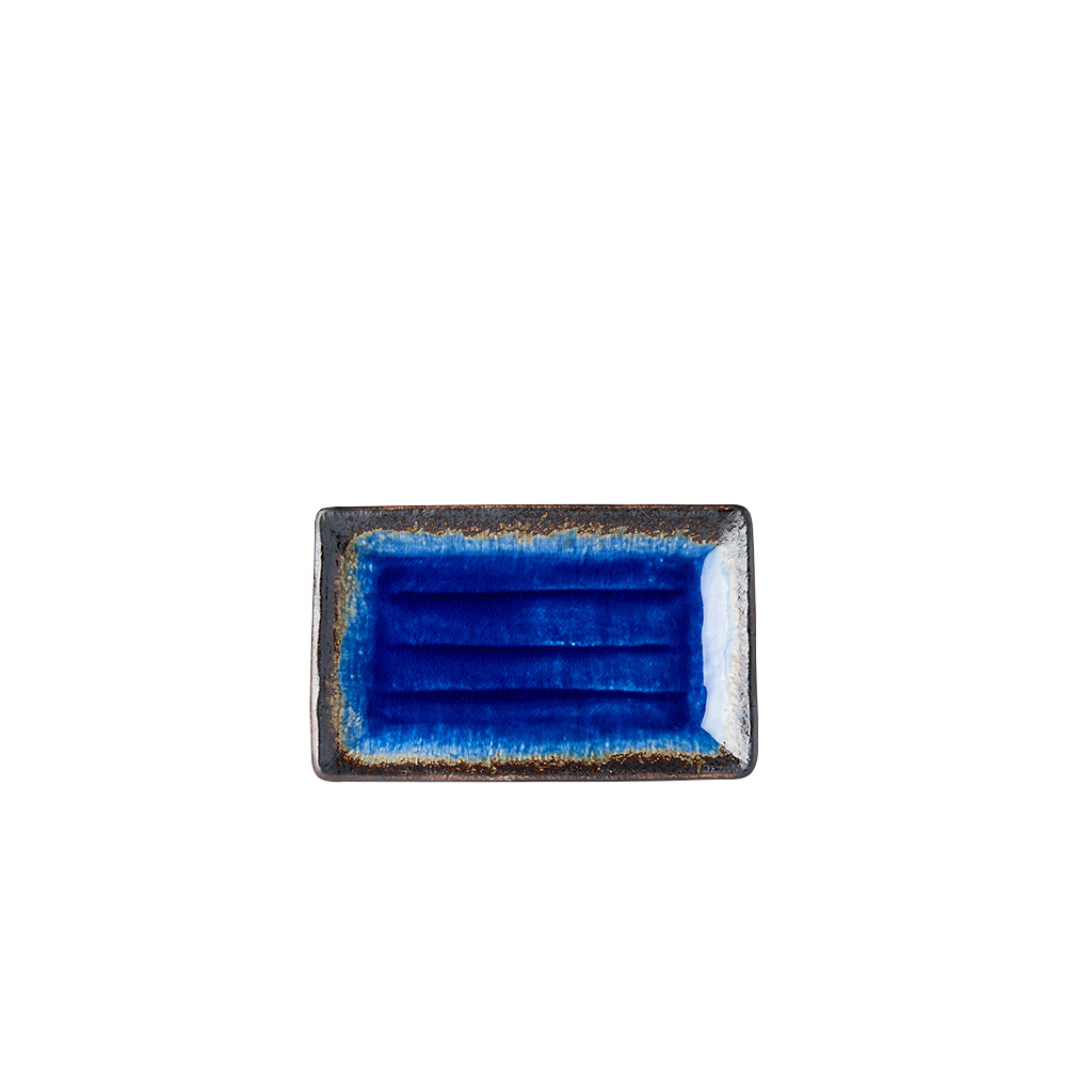 Sushi Plate Cobalt Blue 21 X 13 Cm Made In Japan Europe Sushi Plate Cobalt Blue 21 X 13 Cm Made In Japan Europe