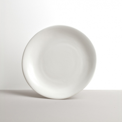 White round plate MODERN 26 x 24 cm