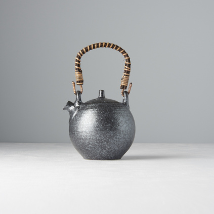 Teapot with Strainer, CRAFT BLACK