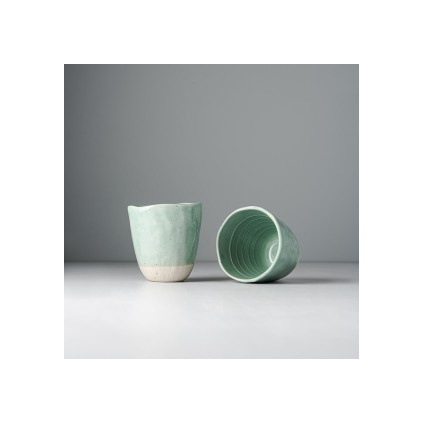 Tall Elegant Mug without Handle - light green