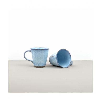 Cup with Patchy Edge, TEA CUP, light blue