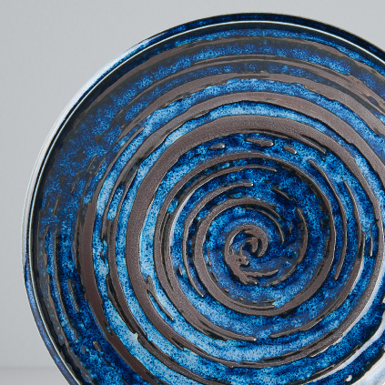 Round Plate COPPER SWIRL 20 cm