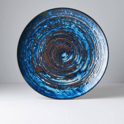 Round Plate COPPER SWIRL 29 cm