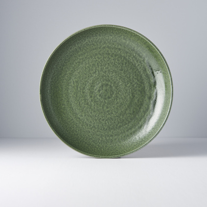 Round Plate Earthy Green 25 cm