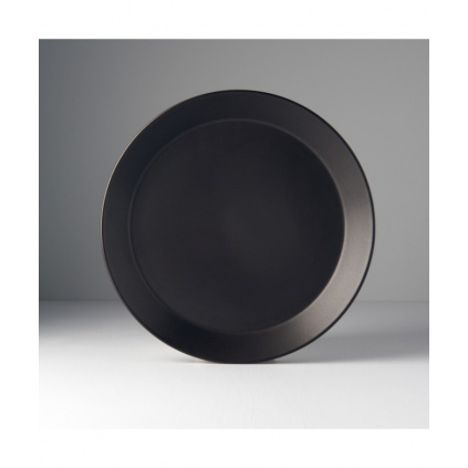 Round Plate MT black 26 x 3 cm