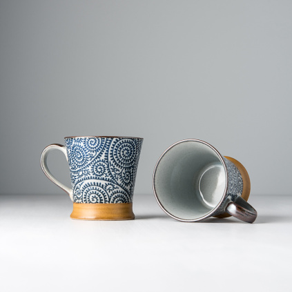 Small cup Kasuri Scroll