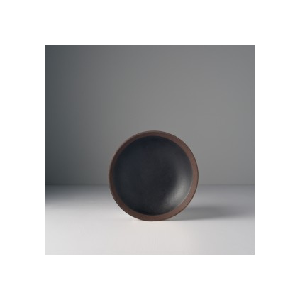 Small Plate, 15 x 3 cm, black and brown