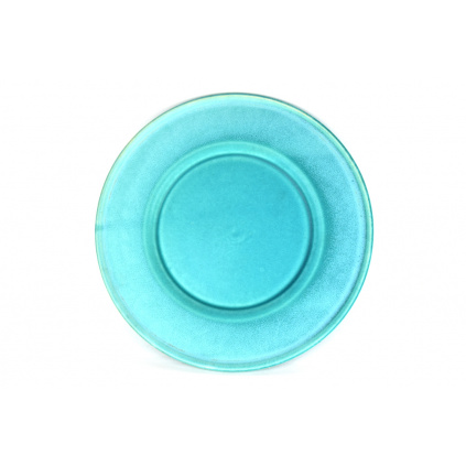 Shallow plate with wide rim Arctic Turquoise 21 cm