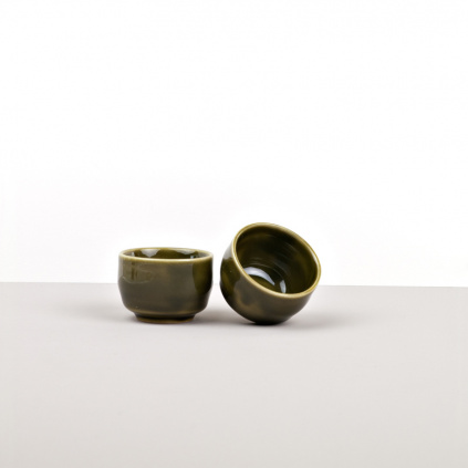 Sake Cup, Sake Cup, small, green