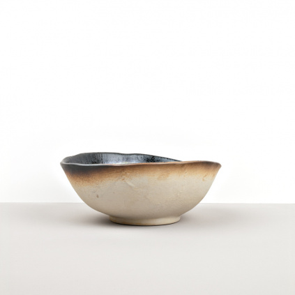 Bowl with Patchy Edge COBALT BLUE 24 x 20 x 9 cm