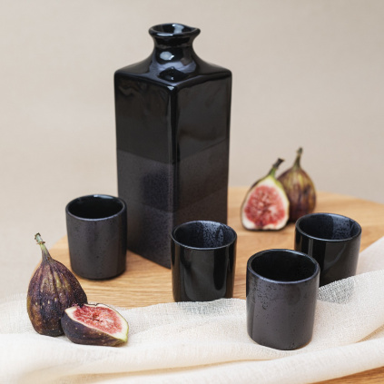 Sake Set, GUNMETAL, 5 pcs
