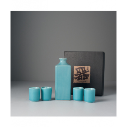 Sake set TURQUOISE 5 pcs