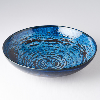 Serving Bowl, COPPER SWIRL, 28 cm