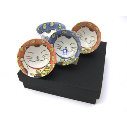 Bowl set Manga Maneki 4 pcs