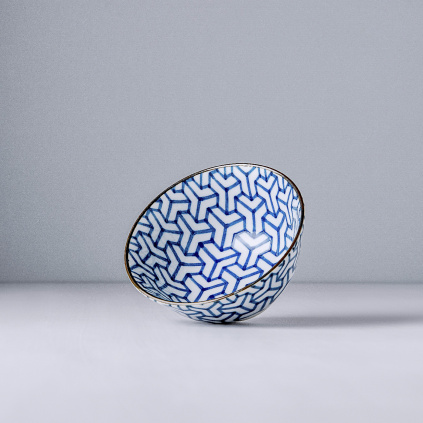 Medium bowl Herringbone Indigo Ikat 13 cm
