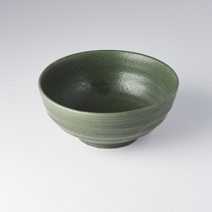 Medium Bowl U-Shape, EARTHY GREEN, 19 cm