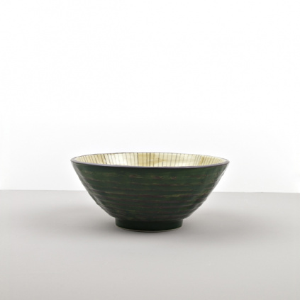 Udon bowl Dk Green, green 20 cm