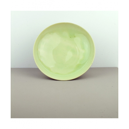 Large Flat Bowl, CELADON, 25 × 5,5 cm