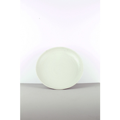 Large Round Plate Ivory 25 x 4 cm