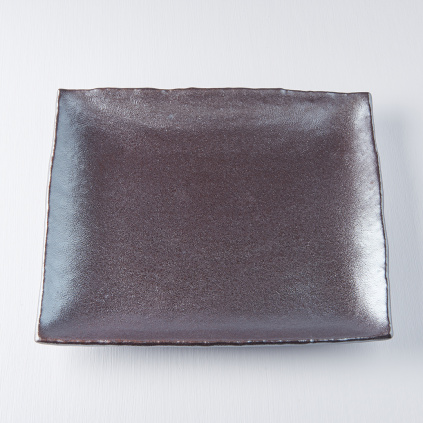 Large Rectangular Plate METEORITE 29 x 24 cm