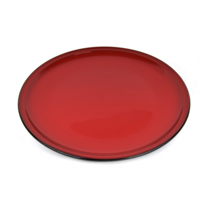 Large plate red 48 cm