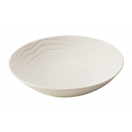 6x REVOL Arborescence deep coupe plate 24cm, Ivory