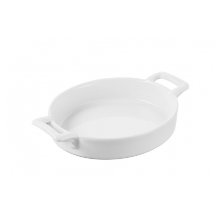 6x REVOL Belle Cuisine oval dish 14,5cm, White