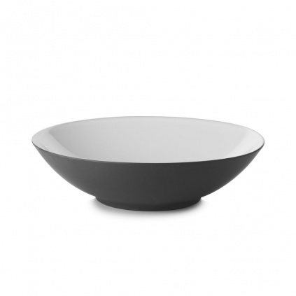 2x REVOL Equinoxe serving bowl 33.5cm, White Cumulus