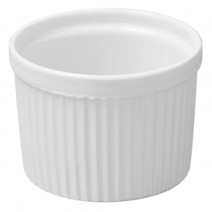 6x REVOL French Classics individual souffle 9 cm 23 cl, White