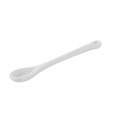 6x REVOL Essentiels salt/espresso spoon, White