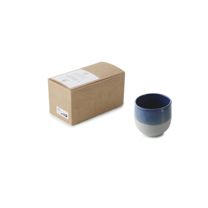 REVOL No.W giftboxed cup 8cl, x2, Indigo blue