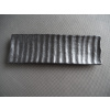 Metallic Rechteckiger Teller mit Wellenschliff 33 x 10,5 cm