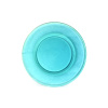 Shallow plate with wide rim Arctic Turquoise 21 cm