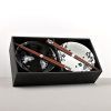 Bowl Set Silver Sakura 2 x 400 ml with Chopsticks