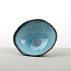 Sky Blue Oval Bowl 20,5 x 24 cm, 1200 ml