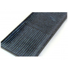 Lines Dark Blue Rectangular Plate 33 x 10 cm