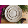 Ridged Alabaster Udon Bowl 18 cm, 700 ml
