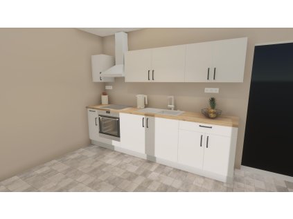 ECONOMY 3m Bílá levá