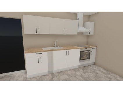 Kuchyně ECONOMY 3m Pravá