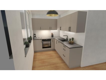 Kuchyně "L" STANDART 2,45x2m Levá