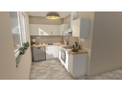 Kuchyně "L" ECONOMY 2,35x2m Levá