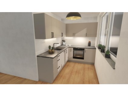 Kuchyně "L" STANDART 2,45x2m Pravá