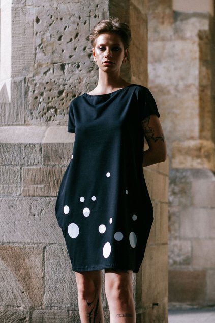 631 BKKL úpletové šaty (Velikost L)